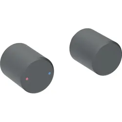 Geberit Set Drehgriffe f. Geberit ONE WT-Arm. rundes Design, W.-Mont., swm/Etc.