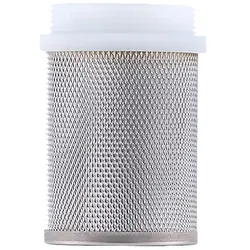 Barberi Filter aus Edelstahl mit Nylonanschluss G 1'' AG