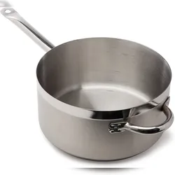 Lacor – 54229N – French Chef Luxe Kochtopf 28 cm, Edelstahl