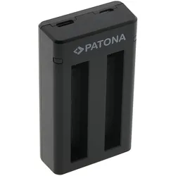 PATONA Dual Ladegerät für Insta360 One X2 360° Cam inkl. Micro-USB Kabel