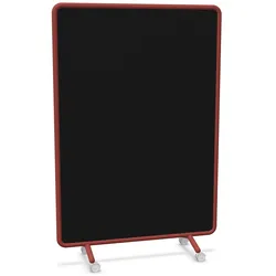 Sedus se:lab fabric wall mobile Stellwand - Era Forward schwarz (CSE14) / Cayennerot (159)