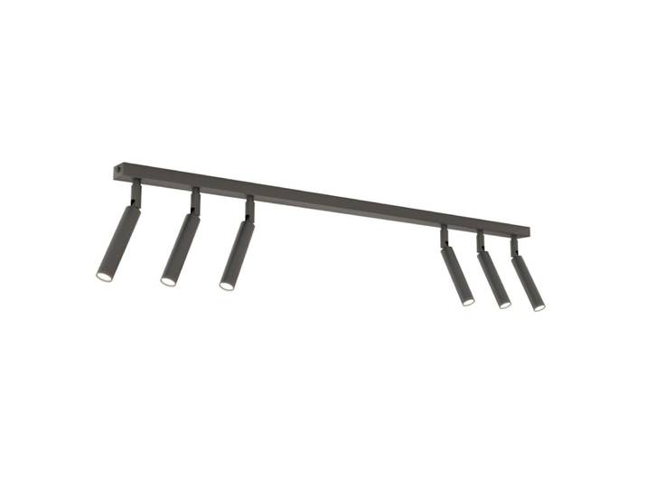 Plafonnier en métal noir, H: 18cm