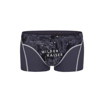 Boxershorts "Boxershort 1er Pack", Herren, Gr. XXL, schwarz (wilder kaiser (graphit)), Obermaterial: 95% Baumwolle CO(Bio). 5% Elasthan EL., EIN SCHÖNER FLECK ERDE, Unterhosen