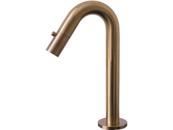 Indus robinet lave-mains cuivre brossé eau froide Essebagno