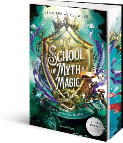 Jager, Jennifer Alice - School of Myth & Magic, Band 2: Der Fluch der Meere (Limitierte Auflage mit Farbschnitt) (School of Myth & Magic, 2) - Preis vom 14.10.2026 23:07:16 h