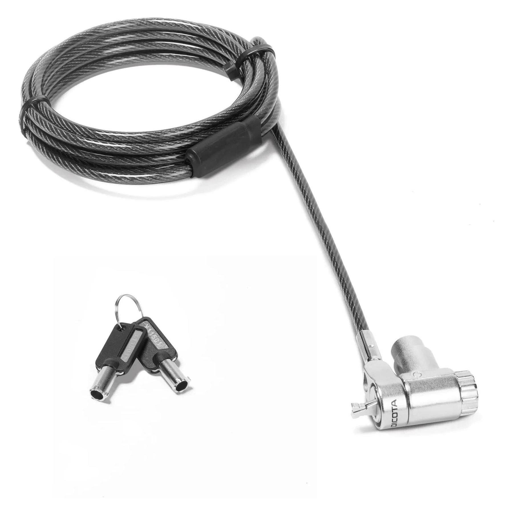 Dicota Universal Security 3-in-1 Cable Lock (key) (D32178)