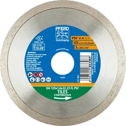 PFERD TOOLS Diamant-Trennscheibe DG PSF für Fliesen ZA - 68300041