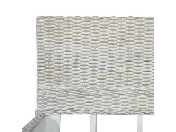 (Sale Christmas) Lit 2 places - 160x200 cm - Cadre de lit - Gris Rotin naturel 160x200 cm BB38