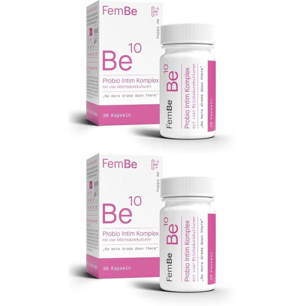 Fembe Be10 Probio Intim Kompl.Milchsäurekult.Kaps. 2x 2x30 St Kapseln