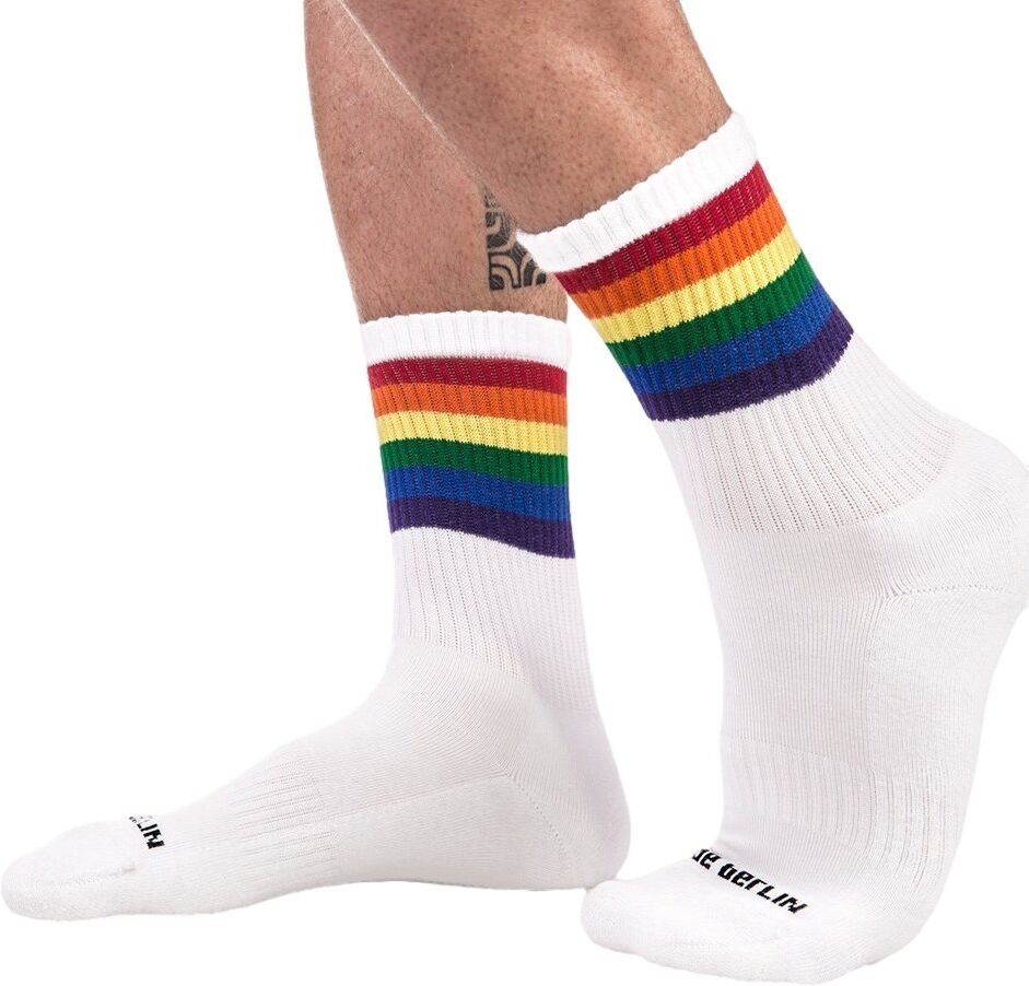 Barcode Berlin Chaussettes Half Socks Rainbow
