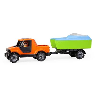 LENA 01633 - Truckies Pick Up mit Boaties-Anhänger
