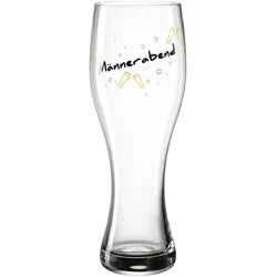 Leonardo, Biergläser, Bierglas Presente Männerabend 760 ml, 1 Stück, Transparent (0.76 l)