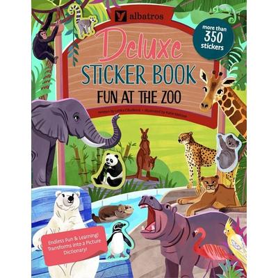 Deluxe Sticker Book: Fun at the Zoo, Taschenbuch von Lenka Cibulkova, Albatros Media, 978-80-00-08058-1
