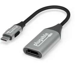 Plugable USB-C HDMI 8K Adapter (HDMI), Video Adapter, Silber, Schwarz