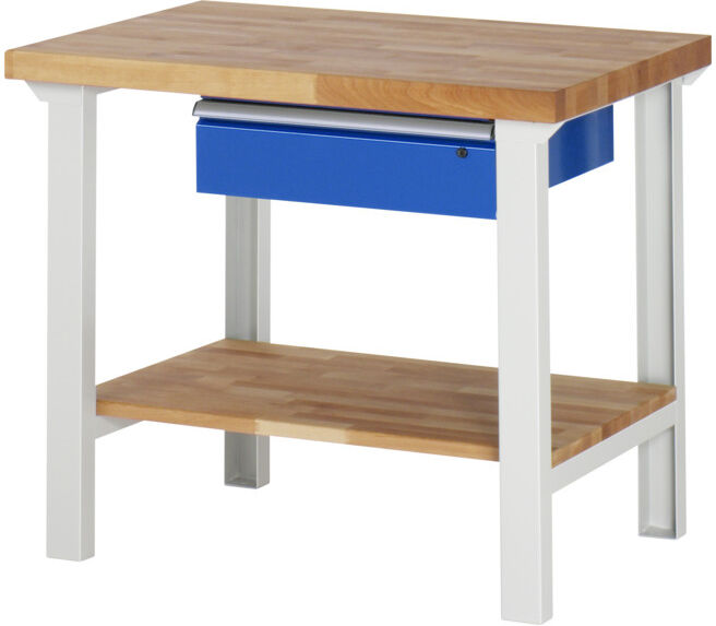 Établi Rau modèle 7001 avec tablette LxPxH 1000x900x840mm (03-7001A7-109B4S.11)