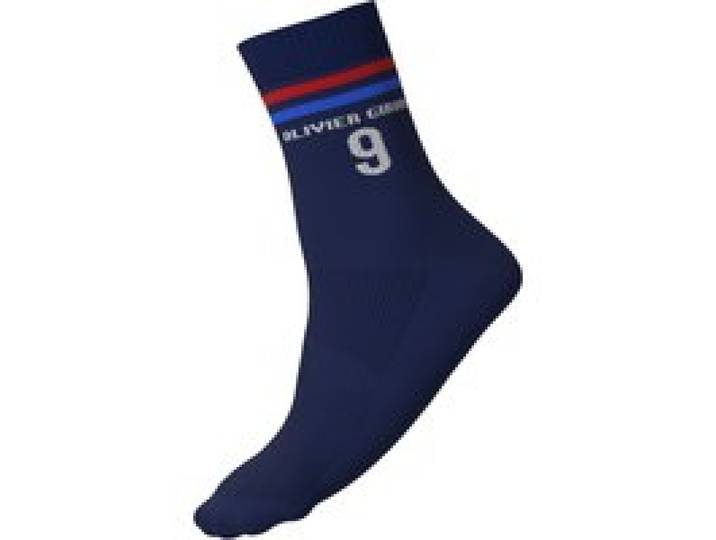 CRIVIT x Olivier Giroud Chaussettes de sport Premium unisexe (bleu foncé, 39/42)