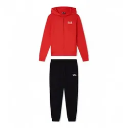 EA7 für Jungen. 7B000031_AF10380 Core Identity Boy Core Set Rot (16Años= 176cm), Lässig, Sportlich, Baumwolle, Sportbekleidung, Multisport,