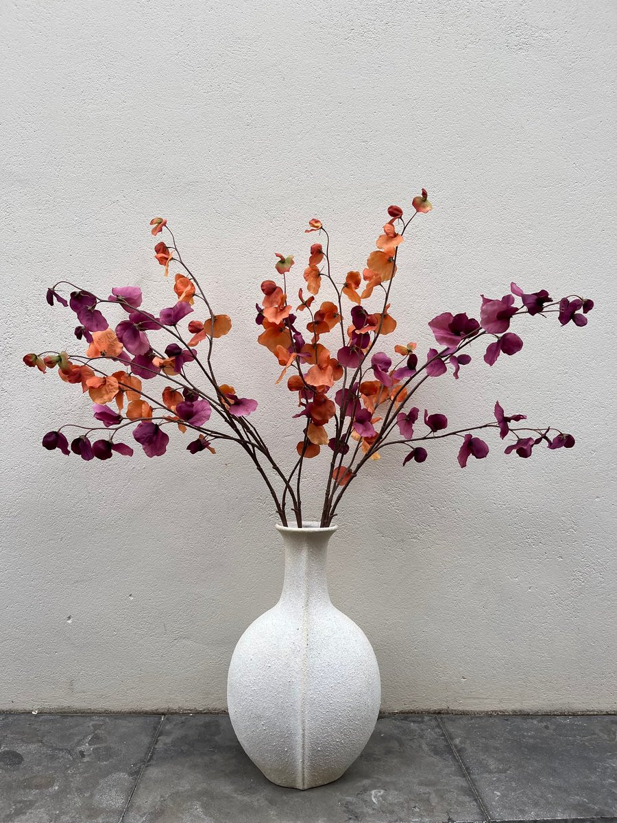 Paardekooper Vaas Lou L - Wit - Hoogte: 46 cm