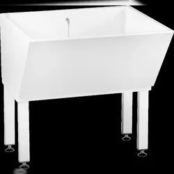 KWC Waschbottich, SIRIUS, MIRANIT, 720x750x650 mm, 4-kant Unterbau