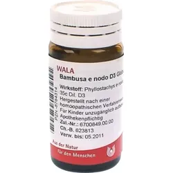 Bambusa e nodo D3 Globuli 20 g Globuli