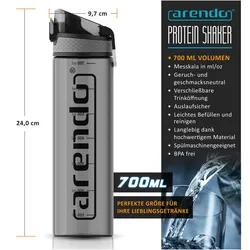 Arendo, Trinkflasche + Thermosflasche, (0.70 l)