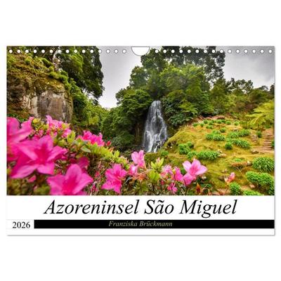 Azoreninsel São Miguel (Wandkalender 2026 DIN A4 quer), CALVENDO Monatskalender