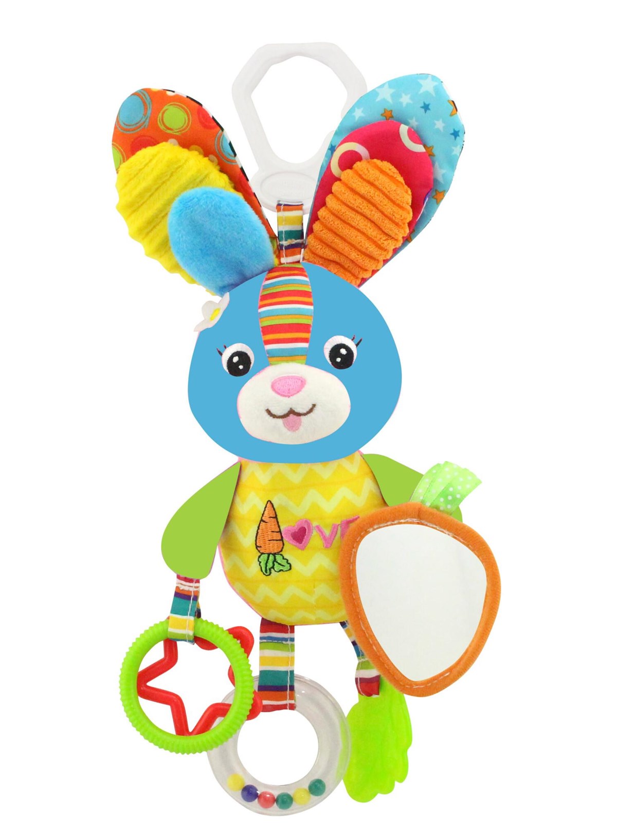 Happy Baby Activity Hanger Rabbit Blue