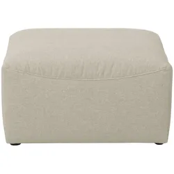 POLSTERHOCKER Kattrina Flachgewebe creme