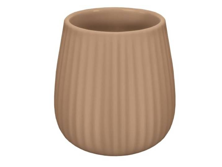 Kleine Wolke Zahnputzbecher Groove Cappuccino