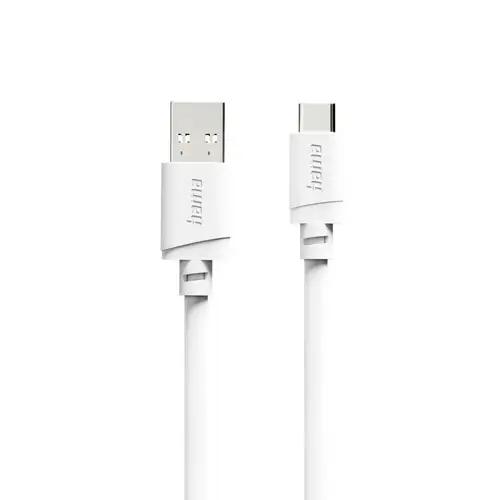 Hama USB-Ladekabel USB 2.0 USB-A Stecker, USB-C Stecker 2m Weiß 00201813