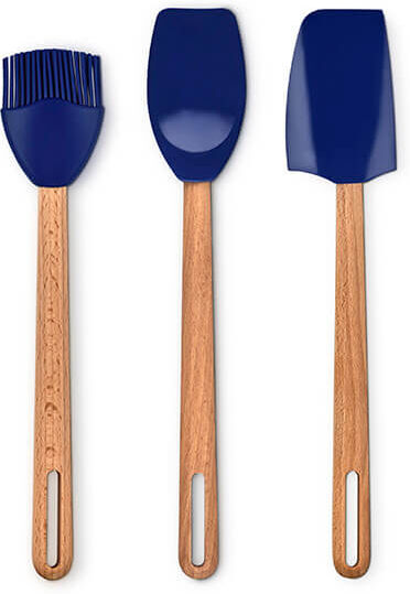 Le Creuset Signature Silicone Azure Set of 3 Baking Tools
