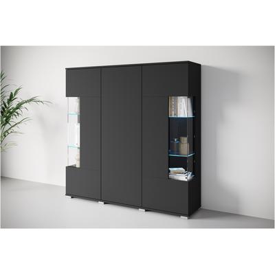 OTTO home "Kenia" 1 Stk. tlg. Modernes Highboard, mit Glastüren, Breite 135 cm