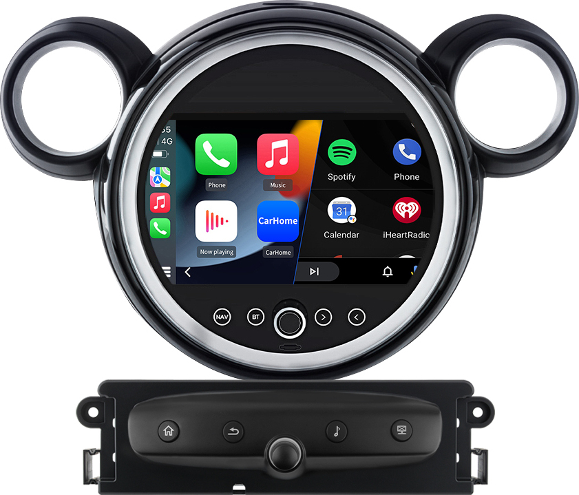 4+64G Carplay 9" Android 15 Autoradio Für BMW Mini Cooper R56 R60 2008-2016 GPS Navi WIFI 4G BT DAB+ SWC RDS USB 8-Kern Qualcomm-Chip