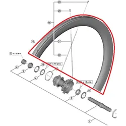 Shimano, Velofelge