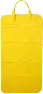 Inspire Curations Pet Toy Storage Organizer Bag For Cat Wands, Catnip & Grooming Essentials yellow