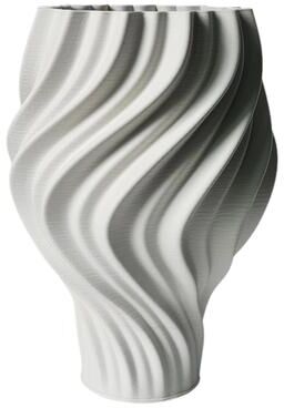 Sagebrook Home Ashford 3D Printed Vase, White