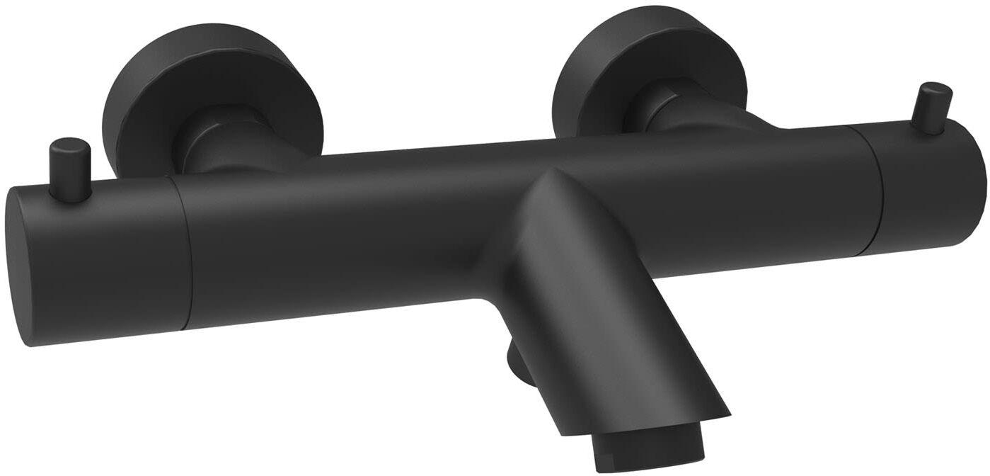 Steinkamp Living Black surface-mounted thermostatic bath faucet 62019NOST