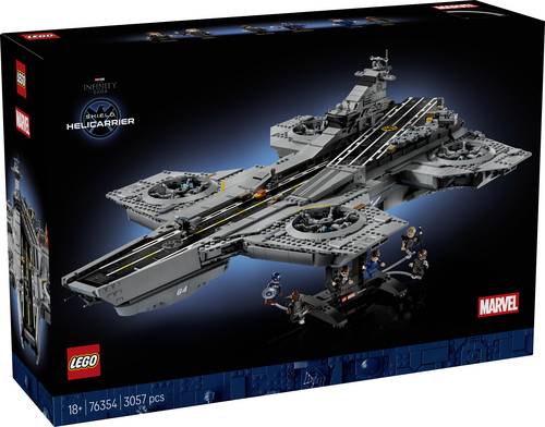 76354 LEGO MARVEL SUPER HEROES S.H.I.E.L.D.-Helicarrier Bauset zum Sammeln für erwachsene Fans