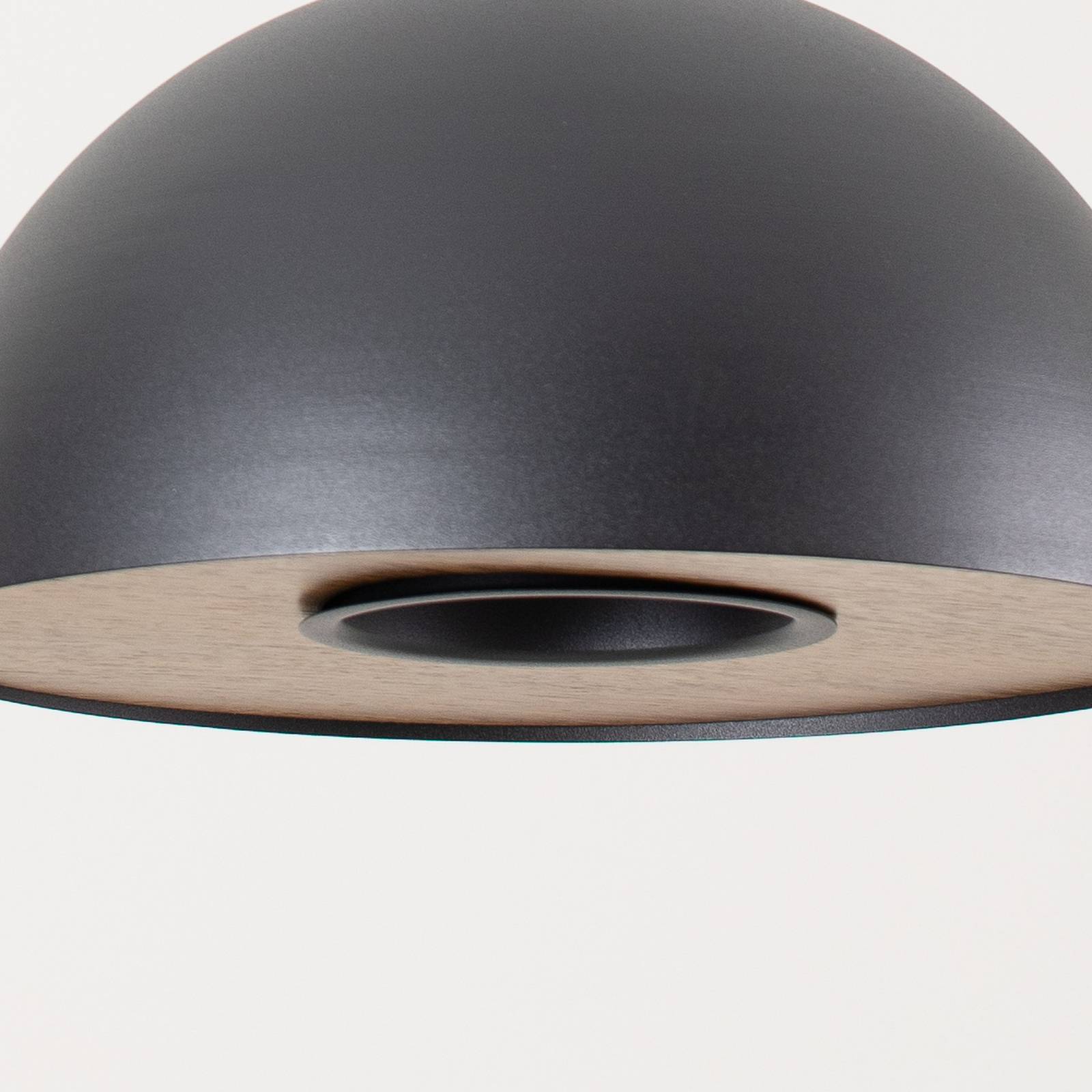 Hängelampe Drew Luminex, dimmbar, schwarz, für Wohn- / Esszimmer, Metall, Modern, Pendelleuchte