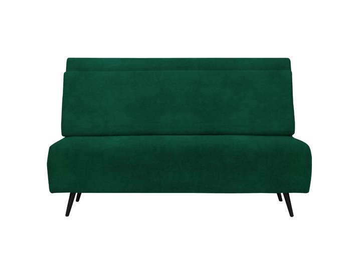 Schlafsofa HOME AFFAIRE Linnea , grün (dunkelgrün), B:140cm H:87cm T:94cm, 100% Polyester, Sofas, Schlafsofa, Daybed mit aufklappbarer Liegefläche, in Webstoff, Veloursstoff, Cord