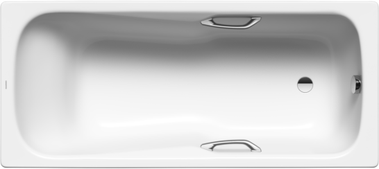 Kaldewei DYNA SET STAR 623 Badewanne 226500011001 180x80cm, glänzend, Invisible Grip, alpinweiß