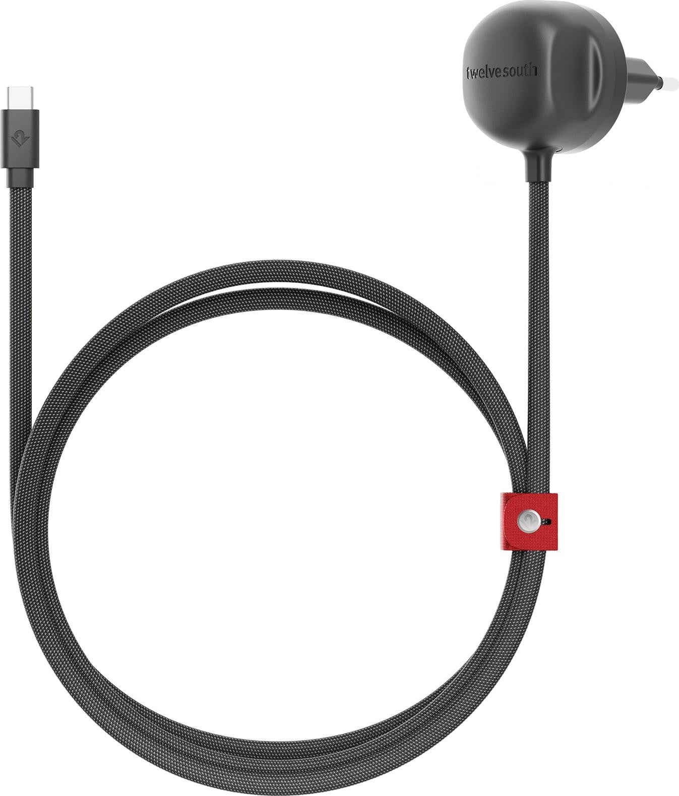 Twelve South PowerCord Serie USB-C Oplaadkabel 30W Zwart
