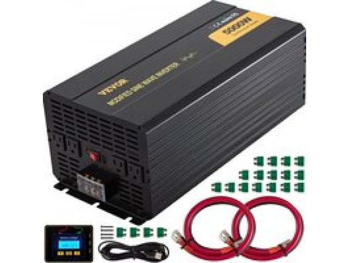 VEVOR Sinus-Wechselrichter 5000W DC12V auf AC120V Spannungswandler Konverter