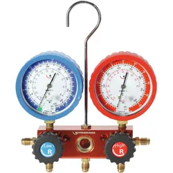Rothenberger Monteurhilfe-Set 2-Wege Standard, R410A, Klimaanlage Zubehör, Mehrfarbig