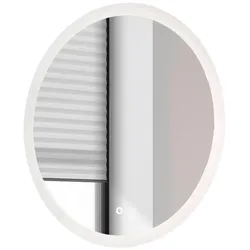 BADSPIEGEL mit LED Beleuchtung und Touchschalter, rund Ø 60 cm