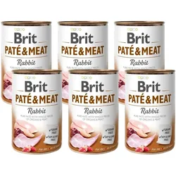 BRIT PATE & MEAT RABBIT  6 x 400g