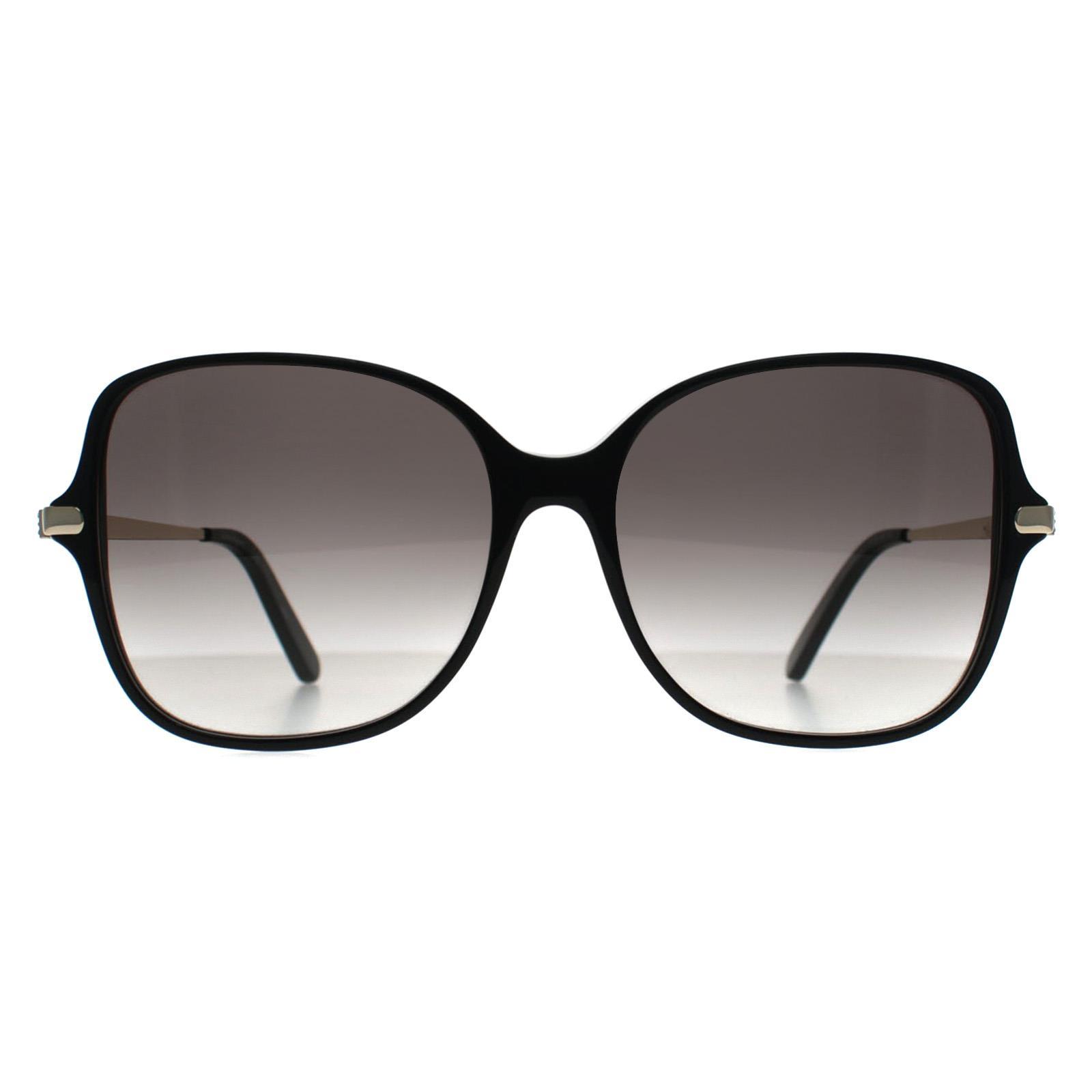 Salvatore Ferragamo Vierkant Vrouwen Zwart Grijs Gradiënt SF990SR