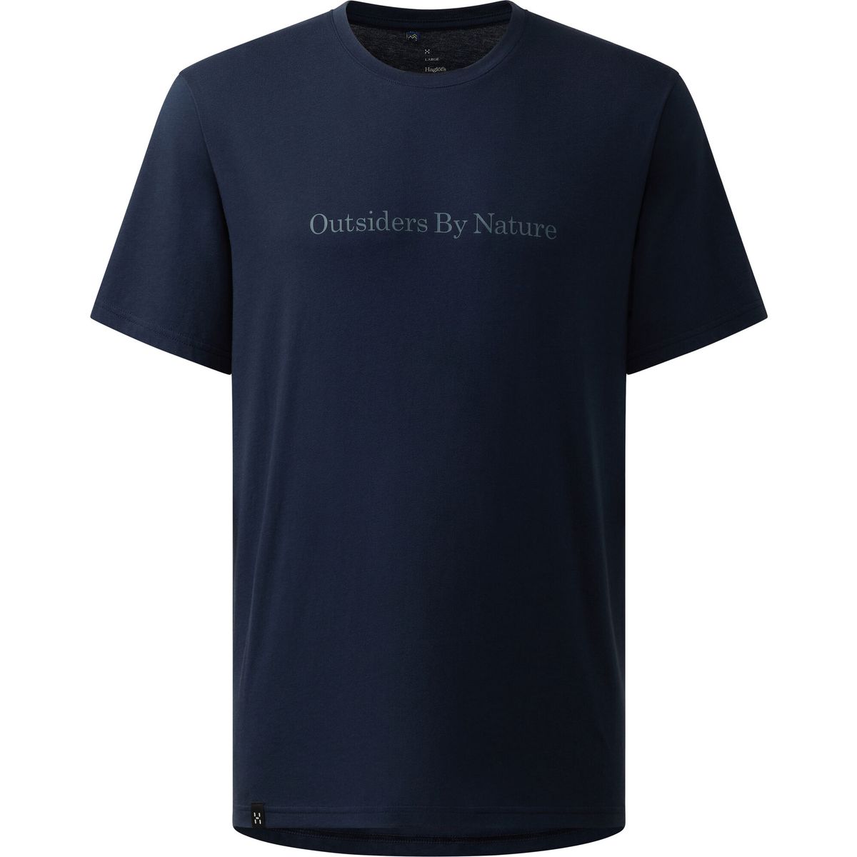 Haglöfs Outsiders Graphic Tee Men tarn blue (3N5) S 6081513N5015