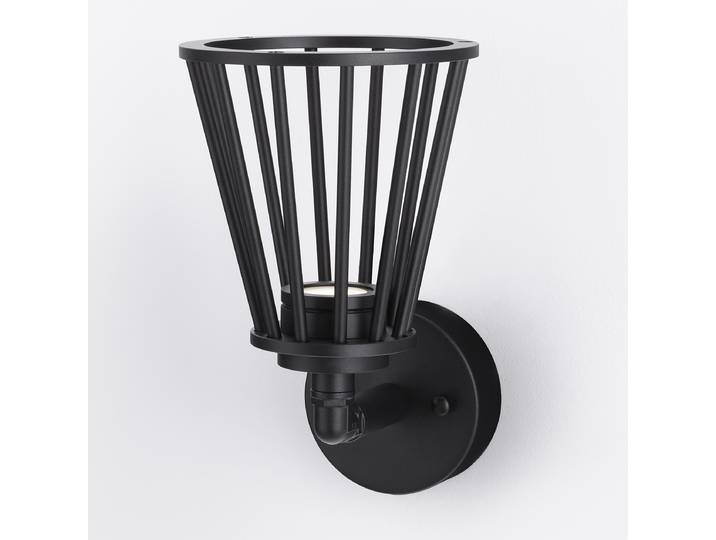 Applique murale Carina Ø 18cm Noir/Noir