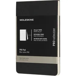 Moleskine Pro Pad Reporterblock P schwarz weicher Einband